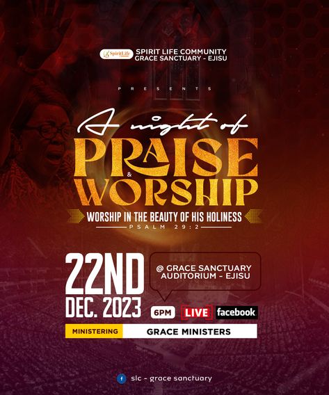 Praise And Worship Flyer Design, Praise Flyer Design, Praise And Worship Background, Worship Flyer Design, Worship Flyer, Kingdom Builders, Church Marketing, Graduation Frame, Worship Backgrounds