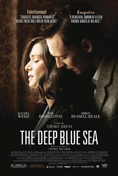 Tom Hiddleston Deep Blue Sea Movie, Sea Pictures, The Deep Blue Sea, Rachel Weisz, Deep Blue Sea, Alfred Hitchcock, Romantic Movies, Love Movie, Great Movies