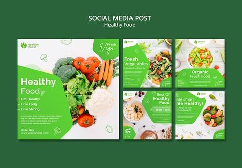 Food Instagram Post, Healthy Food Instagram, Social Media Branding Design, Flyers Design, Social Media Advertising Design, Food Instagram, Ads Design, Food Street, Social Media Design Inspiration