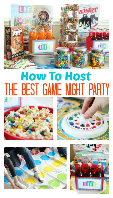 Game Night Ideas Family, Game Night Gift Basket, Family Game Night Party, Family Game Night Ideas, Game Night Decorations, Game Night Ideas, Game Night Snacks, Game Night Party, Kids Game Night