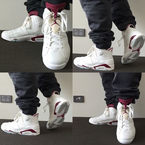 Jordan 6 Maroon, Jordan 6, Swag Shoes, Jordan Retro, Jordans Sneakers, Air Jordan Sneaker, Kale, Air Max, Air Jordans