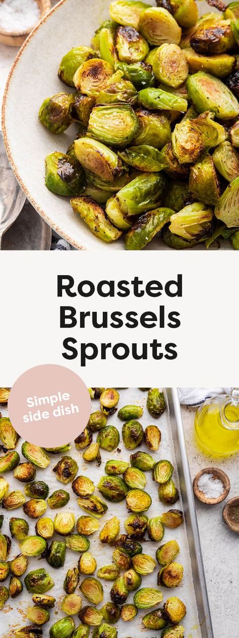 Turn Brussels sprouts into the star of your meal with simple ingredients and maximum flavor. These roasted Brussels sprouts turn golden and crispy, making them the perfect side dish for any meal. Brussel Sprout Recipes, Balsamic Brussels Sprouts, Brussel Sprout Recipes Roasted, Roasted Sprouts, Honey Balsamic, Roasted Brussels Sprouts, Roasted Brussel, Sprouts With Bacon, Sprout Recipes