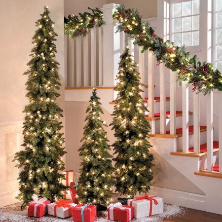 3.5 Ft Christmas Trees, Cluster Of Christmas Trees, 3 Christmas Trees Grouped Together, Multiple Christmas Trees In One Room, Multiple Christmas Trees Together, 7.5 Foot Christmas Tree, Christmas Clusters, Christmas Tree Cluster, Alpine Artificial Christmas Tree