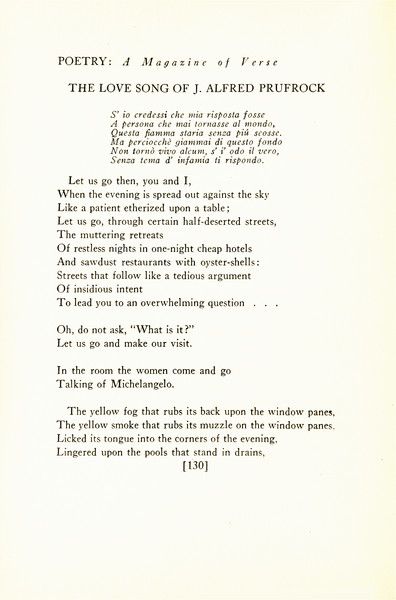 J Alfred Prufrock, Ezra Pound, T S Eliot, Poetry Foundation, Song Artists, Coffee Pots, A Cup Of Tea, Love Song, Always You