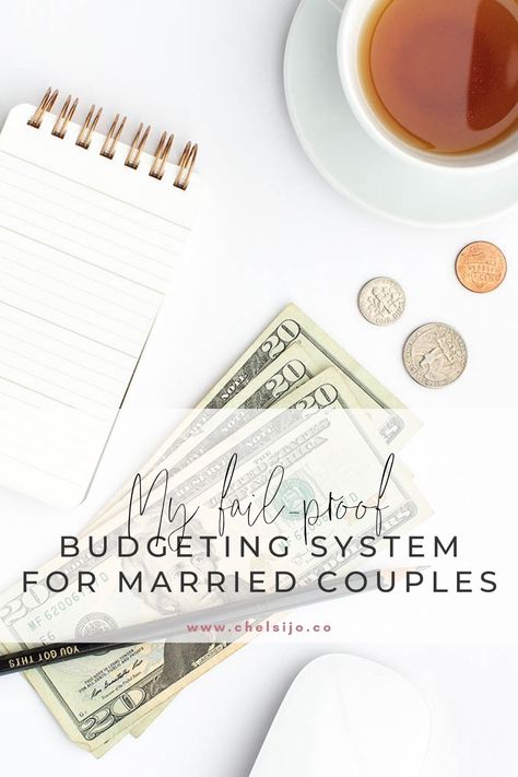 Fail-Proof Budgeting System For Married Couples | chelsijo.co | The Systemize Your Life Podcast | This system truly changed it all for my husband and me. It is the reason we got out of debt. Finances are no longer a source of frustration, confusion, bitterness, or anger because of this system. Get ready because I’m going to give you some good notes on this fail-proof budgeting system any married couple can use. Budgeting For Married Couples, Newlywed Budget, Finances In Marriage, Couples Finances, Couple Financial Planning, Combining Finances Marriage, Young Married Couple, Couple Budgeting, Detox Your Home