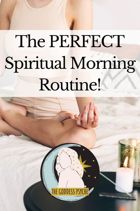 Spiritual Morning Routine, Spiritual Morning, Spirituality For Beginners, Beginners Meditation, The Perfect Morning Routine, Perfect Morning Routine, Life Motivation Inspiration, Grounding Techniques, Perfect Morning