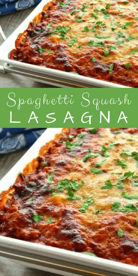 Squash Lasagne, Spaghetti Lasagna, Spaghetti Squash Lasagna, Squash Lasagna, Spaghetti Squash Recipes, Vegetarian Dinners, Squash Recipes, Vegetarian Dinner, Spaghetti Squash