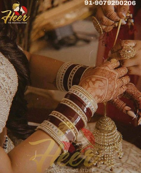 Wedding Bangles Indian, Bangle Ceremony, Wedding Chura, Sikh Bride, Wedding Bangles, Bridal Jewelry Sets Brides, Bridal Jewellery Inspiration, Red Bangles, Bridal Chura