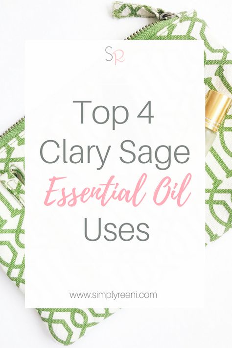 Do you want to learn the best uses of Clary Sage essential oil? Clary Sage offers some great therapeutic benefits especially when helping to support a healthy mood. Here are the top 4 Clary Sage essential oil uses and benefits! Click to read or pin for later! // www.simplyreeni.com Hot Flashes Essential Oils, Young Living Clary Sage, Sage Benefits, Essential Oils For Breathing, Essential Oil Books, Top Essential Oils, Diy Essential Oil Recipes, Clary Sage Oil, Healthy Mood