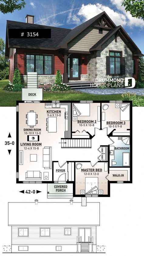 Country Rustic Home, Sims House Ideas, Country House Design, Casas The Sims 4, Craftsman Bungalow, Sims Houses, Sims Builds, Sims House Plans, Rustic Home Design