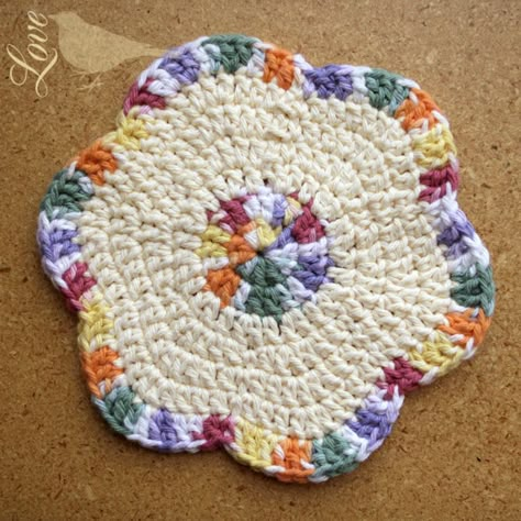 Crochet Potholder Patterns, Crochet Hot Pads, Kitchen Crochet, Dishcloth Crochet Pattern, Crochet Dishcloth, Crochet Washcloth, Crochet Potholders, Crochet Dishcloths, Wash Cloths