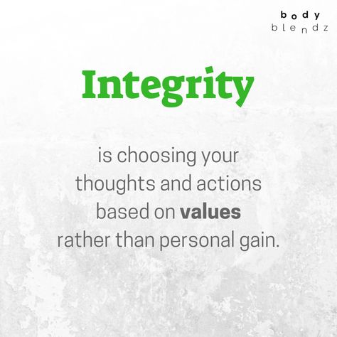 Integrity is choosing your thoughts and actions based on values rather than personal gain. Personal Values Quotes, Choose Your Words Wisely Quotes, Quotes On Values, Integrity Meaning, Essay Quotes, Integrity Quotes, Value Quotes, Inpirational Quotes, Interesting English Words