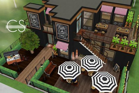 Restaurant 2 Roblox Ideas, My Restaurant Tycoon 2 Roblox Ideas, Roblox Restaurant Tycoon 2 Designs, Restaurant Tycoon 2 Ideas, Restaurant Tycoon 2 Designs, Sims 4 Restaurant Build, Sims Cafe, Restaurant Tycoon 2, Bloxburg Restaurant