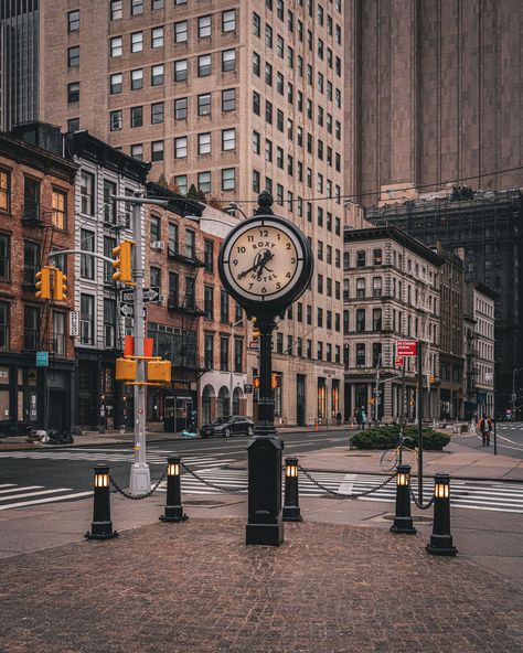 Roxy Hotel clock and street scene in Tribeca, Manhattan, New York City Hotel Motel, Time Of Your Life, Posters Framed, Manhattan New York, Street Scenes, Image House, Shutter Speed, City Skyline, Roxy