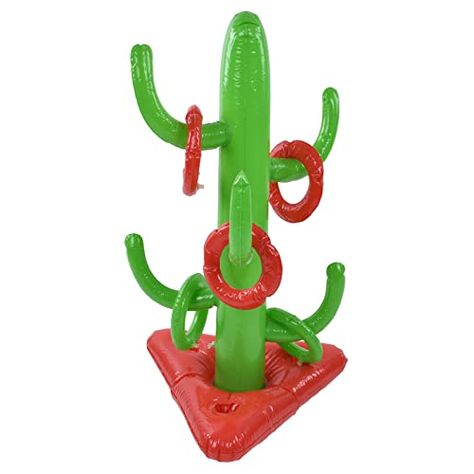 Inflatable Cactus Ring Toss Game Set, Toss Target Floating Swimming Ring Throwing Toy for Party Accessories Hawaiian Pool Beach Party Decoration Supplies (5 Rings,43.3inx23.6in) Read more at https://newztech.in/inflatable-cactus-ring-toss-game-set-toss-target-floating-swimming-ring-throwing-toy-for-party-accessories-hawaiian-pool-beach-party-decoration-supplies-5-rings43-3inx23-6in/ Cactus Ring, Pool Beach Party, Swimming Ring, Ring Toss Game, Beach Party Decorations, Swim Ring, Ring Toss, Toss Game, 5 Rings