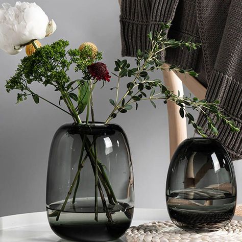 Creative Rain Glass Vase - Gray S Spanish Apartment, Modern Backdrop, Arizona Decor, Modern Gradient, Tray Coffee Table, Glass Flower Vase, Hydroponic Plants, Glass Flower Vases, Table Vases