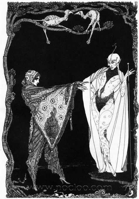 Harry Clarke - Illustrations from Faust 1925 Goethe's Faust, Harry Clarke, Aubrey Beardsley, Irish Art, Alphonse Mucha, Art Japonais, Wow Art, Black And White Illustration, Old Book