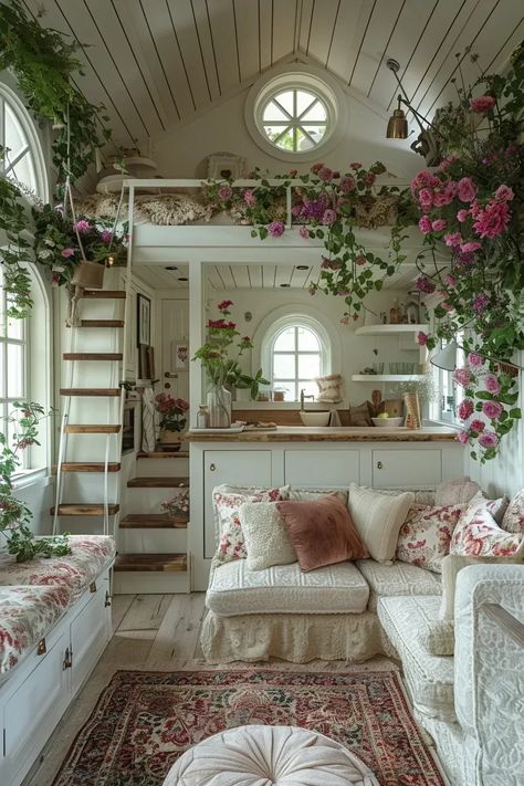 9 Gorgeous Tiny Houses That You Will Absolutely Fall In Love With Dream Life House, Casa Vintage, Inspire Me Home Decor, Dream House Rooms, Bohol, Aesthetic Rooms, Dream Room Inspiration, Dream House Interior, Tiny House Living