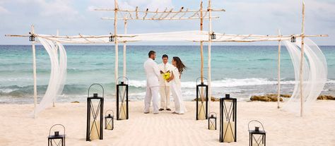 Viceroy Riviera Maya - Destination Weddings Beach Wedding Arches, Beach Wedding Candles, Beach Wedding Arch, People Falling, Romantic Beach Wedding, Starlit Sky, Cancun Tulum, Wedding Mexico, Riviera Maya Weddings