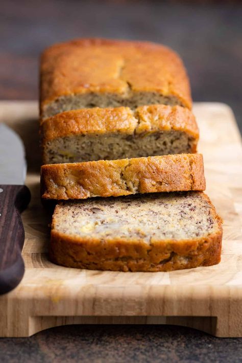 Banana Bread Recipe With Buttermilk, Recipe With Buttermilk, Cream Images, One Bowl Banana Bread, Buttermilk Banana Bread, Sour Cream Banana Bread, Bread Banana, Irish Desserts, Baked Desserts