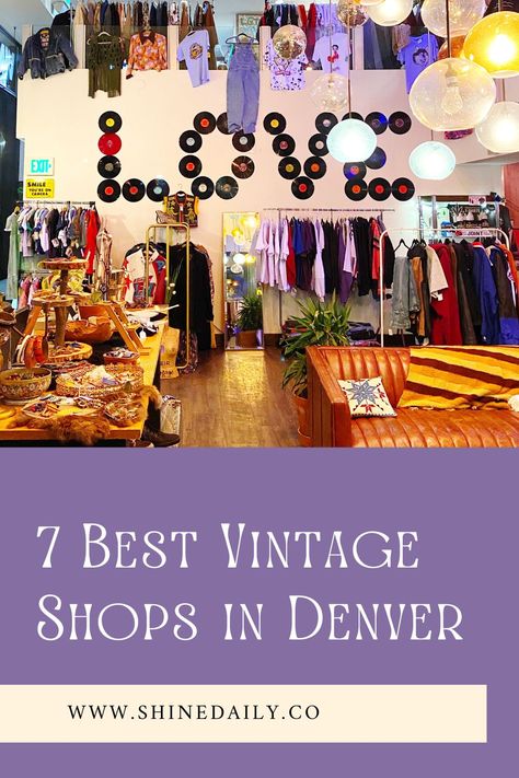 Denver Outfits, Denver Shopping, Denver Trip, Denver Travel, Colorado Trip, Loveland Colorado, Santa Fe Art, Vintage Stores, Colorado Vacation