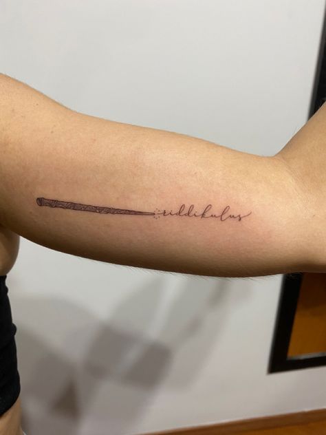 Ridikkulus Tattoo, Hermiones Wand Tattoo, Hermione Granger Wand Tattoo, Hermione Wand Tattoo, Riddikulus Tattoo, Wand Tattoo Harry Potter, Hermione Granger Tattoo, Hermione Tattoo, Elder Wand Tattoo