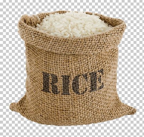 Sack Of Rice, Rice Bag Design, Rice Png, Bag Of Rice, Rice Photo, Bag Png, Gunny Sack, Rice Bag, Broccoli Stir Fry