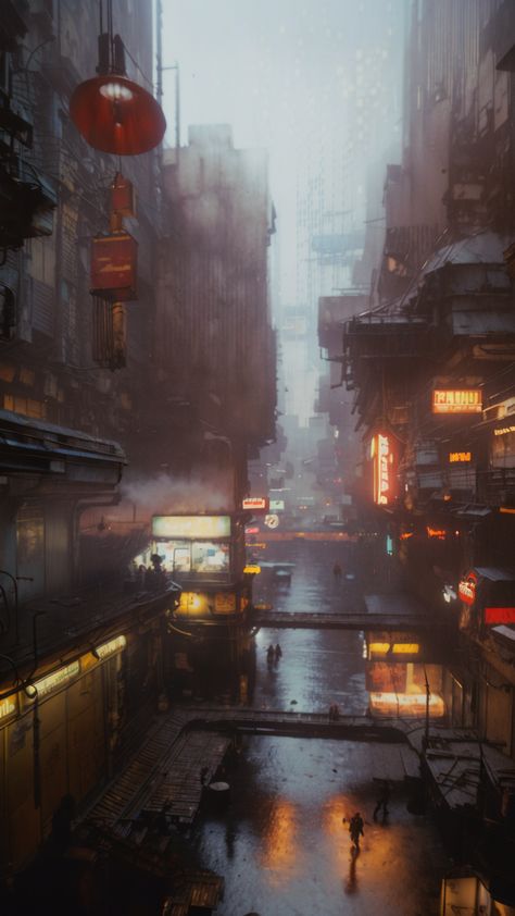 cyberpunk city concept art Cyberpunk Dystopia City, Cyberpunk City Daylight, Post Apocalyptic City Concept Art, Cyberpunk Building Concept Art, Cityscape Concept Art, Wasteland City, Cyberpunk City Concept Art, Cyberpunk Slums, Blender Environment