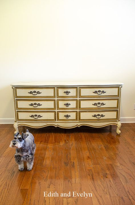 French Provincial Dresser Makeover | Part One French Provincial Dresser Makeover Ideas, Refurbished French Provincial Dresser, French Dresser Makeover, French Dressers, Painted French Provincial Furniture, Painted French Provincial Dresser, French Provincial Bedroom Furniture, French Provincial Bedroom Set, Provincial Dresser Makeover