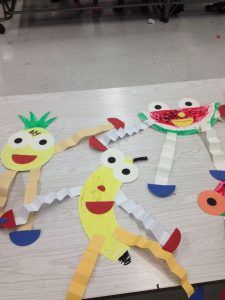 preschool_fruits_craft_idea Fruit Activity, Healthy Food Activities, Healthy Food Art, Paper Fruit, Fruit Crafts, Nutrition Activities, Food Activities, Art Activity, Teaching Preschool