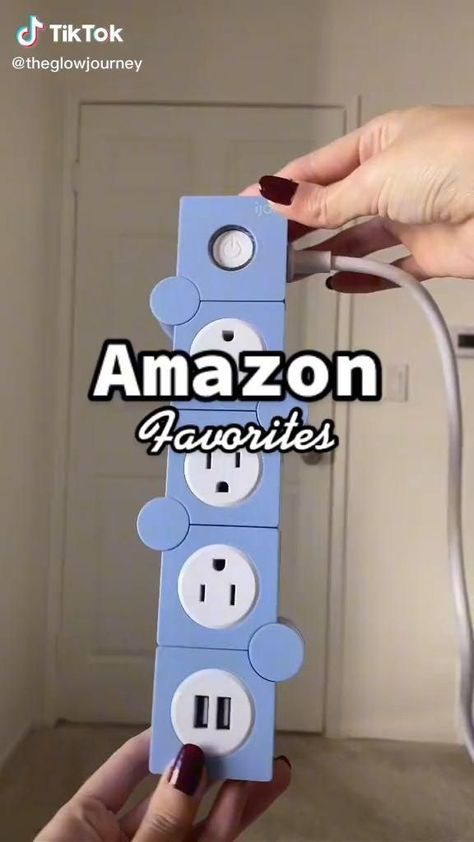 Outlet Extender, Best Amazon Buys, Amazon Decor, Best Amazon Products, Amazon Buy, Beach Hacks, Amazon Gadgets, Home Organization Hacks, Cool Gadgets To Buy