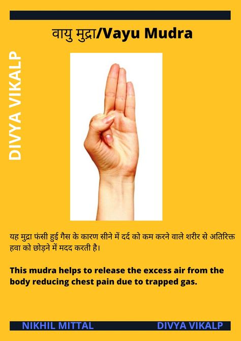 Mudra For Gas Release, Bulletin Boards Elementary, Vayu Mudra, Games Team Building, Kid Yoga, Ear Reflexology, Trapped Gas, Chakra Chart, Hand Mudras