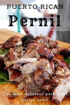 Puerto Rican Pernil Puerto Rican Recipes Authentic, Pernil Recipe, Puerto Rican Pernil, Puerto Rican Cuisine, Recipe Pork, Puerto Rico Food, Boricua Recipes, Pork Roast Recipes, Rican Food