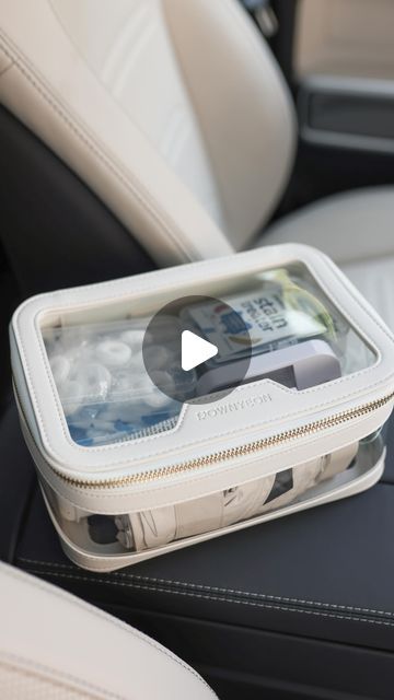 Teresa Laura Caruso on Instagram: "Comment “car pouch” & I’ll send you the details or link in bio! 🤍 This is the ultimate car essentials pouch packed with every thing you could possibly need while on the go!   #amazonfinds #amazonfavorites #amazonmusthaves #amazoninfluencer #founditonamazon #amazonfinds2024 #amazontravel #asmrsounds amazon car must haves, Amazon car finds, amazon car pouch, car essentials for girls, car emergency kit, restock with me, restock my car, car favorites, Amazon organization, car organization, car organization ideas" Car Trunk Organization Diy, Car Toiletry Bag, Car Emergency Kit For Women, Car Restock, Car Kit Essentials, Car Essentials For Women, Amazon Car Must Haves, Amazon Car Finds, Car Pouch