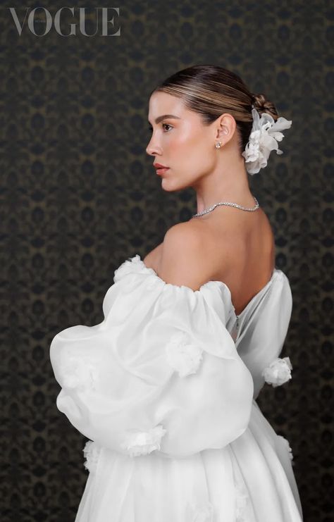 Michelle Salas • Dolce & Gabbana • Vogue Bridal Hair Inspiration, Bridal Beauty, Wedding Mood Board, Wedding Mood, Dolce & Gabbana, Wedding Bride, Celebrity Weddings, Bridal Hair, Fashion Models