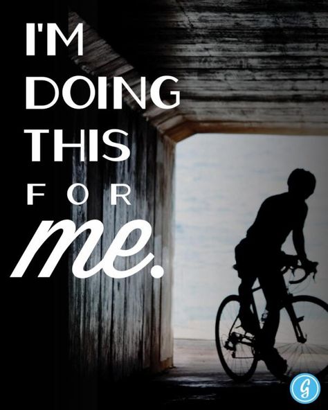 I'm doing this for me, cause it's going to feel so good not being self conscious in a bathing suit in Mexico in May and a super plus I'm finally getting strong and truly healthy. Who knew I would love this? Cycling Quotes, Health Fitness Inspiration, Fitness Challenge, Gym Humor, Motivation Fitness, Sport Motivation, I Work Out, Health Motivation, Fitness Quotes