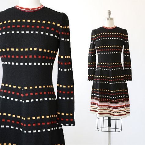 ADOLFO knit dress | Vintage 70s knit sweater dress | ADOLFO New York dress by CALIVINTAGEUSA on Etsy Knit Dress Long Sleeve, Flat Jewelry, Terry Cloth Dress, New York Dress, Moon Dress, Bohemian Maxi Dress, Womens Knit Dresses, Long Sleeve Knit Dress, York Dress