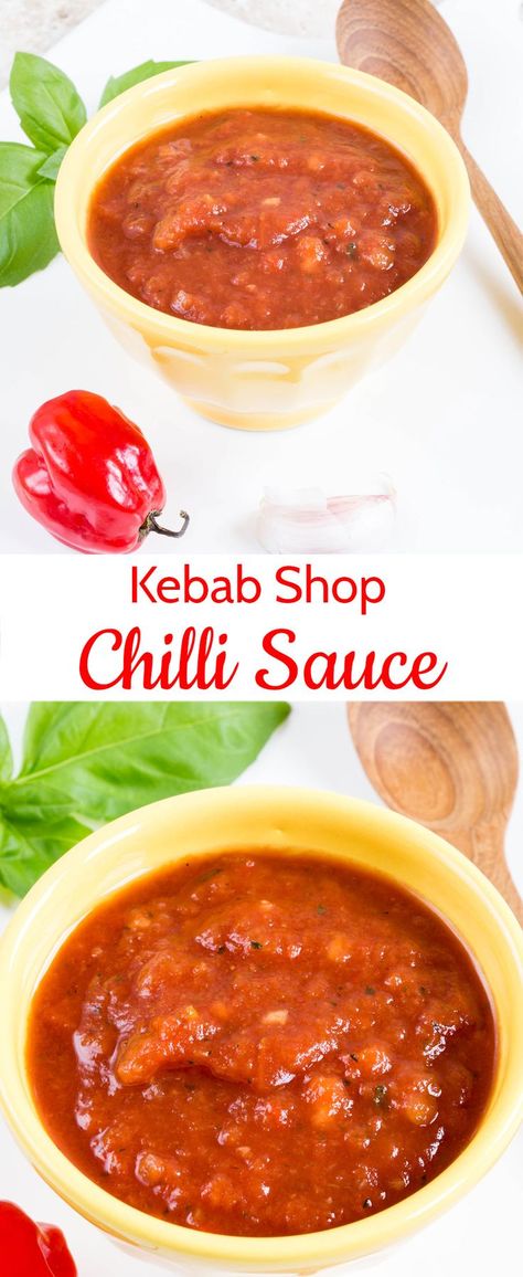 Kebab shop chilli sauce - takeaway style, authentic, no cook and as hot as you like. Chicken Soup Recipes For Dinner, Recipes For Dinner Fall, Easy Chicken Soup Recipes, Soup Dinner Recipes, Soup Recipes For Dinner, Dinner Recipes Soup, Kebab Sauce, Kebab Shop, Chili Recipe Stovetop