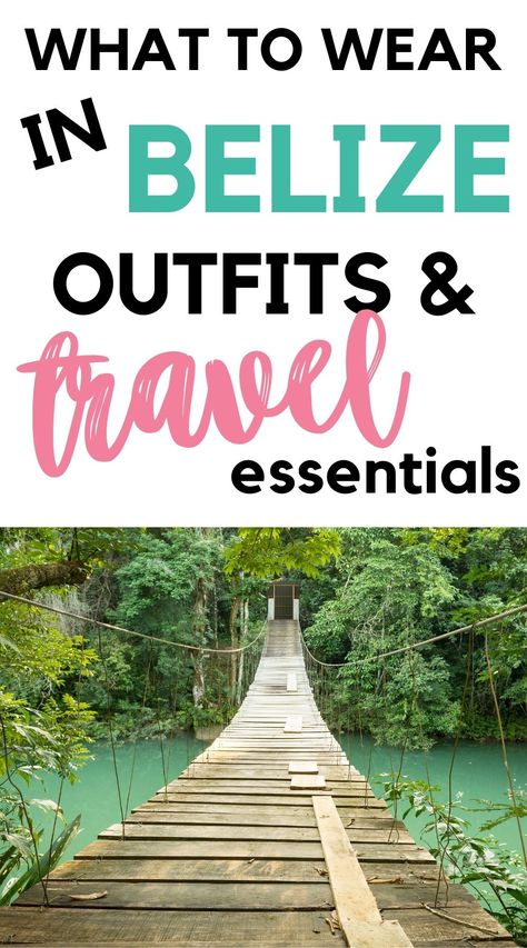 What To Pack For Belize Vacation, What To Wear In Belize, Belize Packing List, Belize Outfit Ideas, Belize Outfits, Belize Vacation Outfits, Belize Honeymoon, Mexico Packing List, Belize Travel Guide