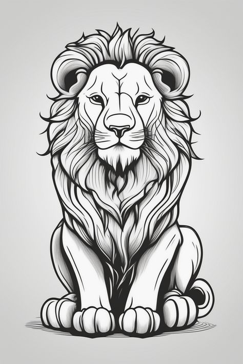 Playground AI - Cute lion === >>AI #Logo Maker Make a #professional logo in a few #clicks <<=== Dive into the world of captivating logo design! Explor Lion Art Tattoo, Dragon Tattoo Ideas, Lion Sketch, Vbs 2023, Lion Drawing, Lion Illustration, Lion Tattoo Design, Cartoon Crazy, Nautical Tattoo