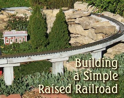 Building a Simple Raised Railroad Lgb Trains, Train Village, Garden Train, G Scale Trains, Lionel Trains Layout, Cape Cod House Exterior, Train Garden, Garden Railings, Ho Train Layouts