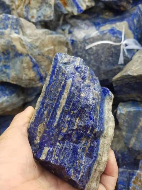 Natural Raw Lapis Lazuli stone rough mineral stone specimen - AliExpress 15 Raw Lapis Lazuli, Throat Chakra Healing, Prosperity And Abundance, Lapis Lazuli Crystal, Clear Thinking, Crystals Healing Properties, Chakra Healing Crystals, Lapis Lazuli Necklace, Lapis Blue