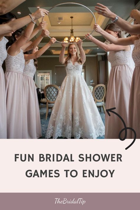 Fun Bridal Shower Games to Enjoy Funny Bridal Shower Games, Couples Quiz, Shower Games Bridal, Bridal Shower Cupcakes, Fun Bridal Shower Games, Bridal Tips, Bridal Bingo, Fall Bridesmaid Dresses, Stunning Bridesmaid Dresses