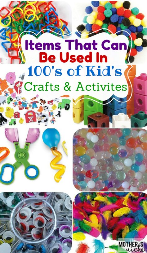 The kids' craft supplies you need on hand Crafts And Activities For Kids, Kids Craft Supplies, Busy Bags, Kids' Crafts, Craft Activities For Kids, Toddler Crafts, Our House, Arts And Crafts For Kids, Craft Activities