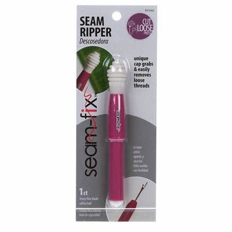 Each seam ripper has a sharp blade, safety ball & lid. Special plastic material grabs removes excess threads from fabric. ✂✂✂✂ IMPORTANT SHIPPING INFORMATION ✂✂✂✂ ✂Please see the shop policies for more details on shipping rates and methods.✂ ☂☃ All orders are put into a plastic zip waterproof bag Quilting Notions, Cross Stitch Supplies, Seam Ripper, Quilt Kits, Sewing Tools, Cut Loose, Sewing Notions, Craft Materials, Sewing Accessories