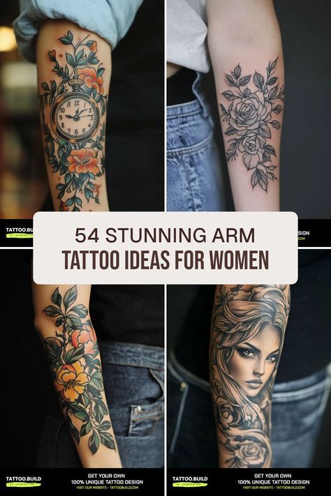 Black And White Arm Tattoos For Women, Arm Tattoos For Women Floral, Rose Arm Sleeve Tattoos For Women, Multiple Arm Tattoos, Flower Arm Sleeve Tattoos For Women, Womens Inner Arm Tattoo, Top Arm Sleeve Tattoo Women, Full Forearm Tattoos For Women, Tattoo Full Sleeve Women