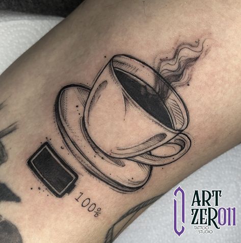 Coffee Mug Tattoo Ideas, Coffee Mug Tattoo, Mug Tattoo, Tattoo American Traditional, Coffee Tattoo, Coffee Tattoos, Sleeve Ideas, School Things, Sleeves Ideas