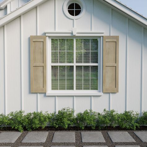 Raised Panel Shutters, Pecky Cypress, Board And Batten Shutters, Knotty Pine, Shutters Exterior, Wood Shutters, Organic Wood, Window Shutters, Board And Batten