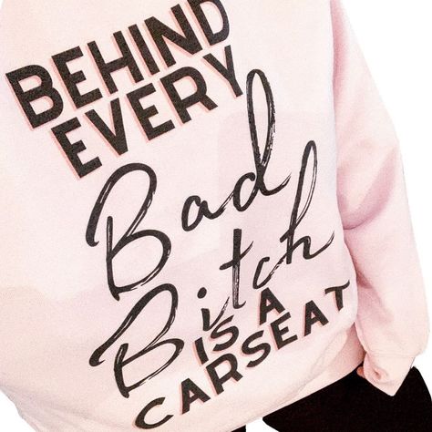 Bad Bitch Crewneck, Canadian Brand Spring Fever, 20 % Off, Small Shop, Coding, Crew Neck