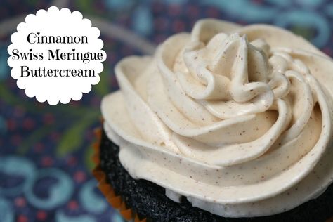 Cinnamon Swiss Meringue Buttercream Recipe -spatialdrift Swiss Meringue Buttercream Recipe, Your Truly, Meringue Frosting, Macaron Filling, Cake Frosting Recipe, Cinnamon Butter, Meringue Buttercream, Swiss Meringue Buttercream, Swiss Meringue